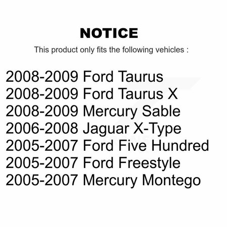 Cmx Rear Ceramic Disc Brake Pads For Ford Five Hundred Freestyle Taurus Mercury Montego X CMX-D1071